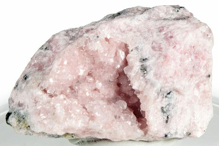 Light Pink Rhodochrosite with Quartz - Peru #358957
